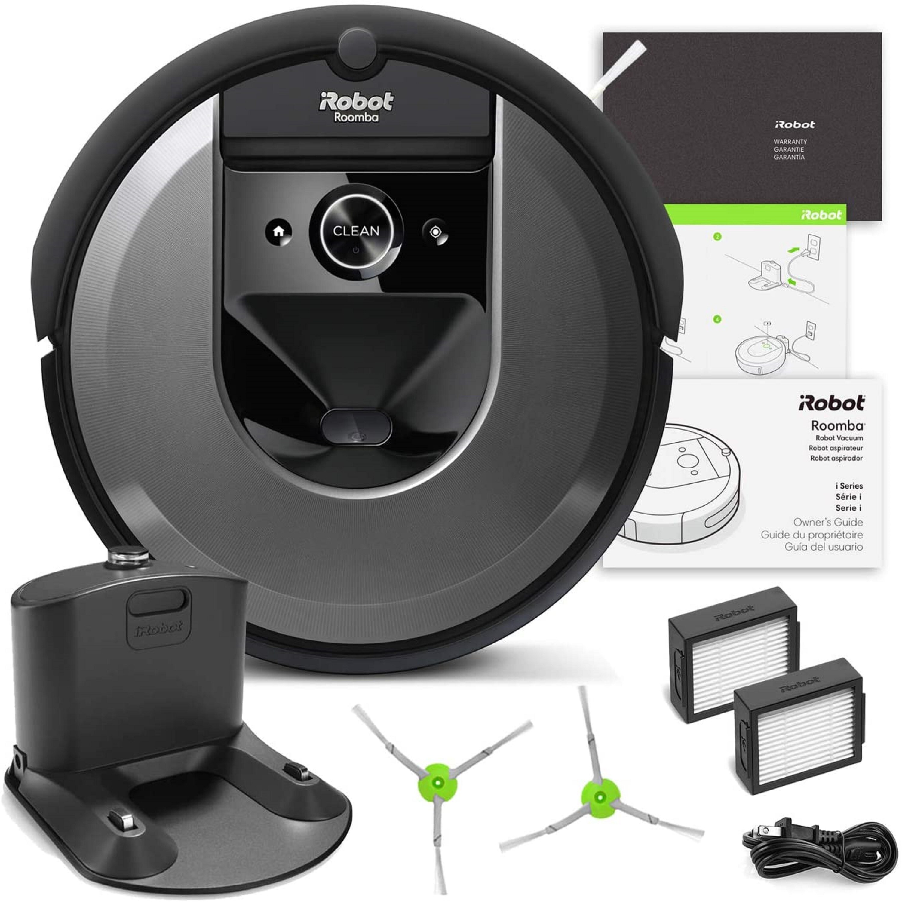 【Kクラ】iRobot Roomba i7+ iRobot Roomba i7+ 7550 Wi-Fi Connected Robot Vacuum